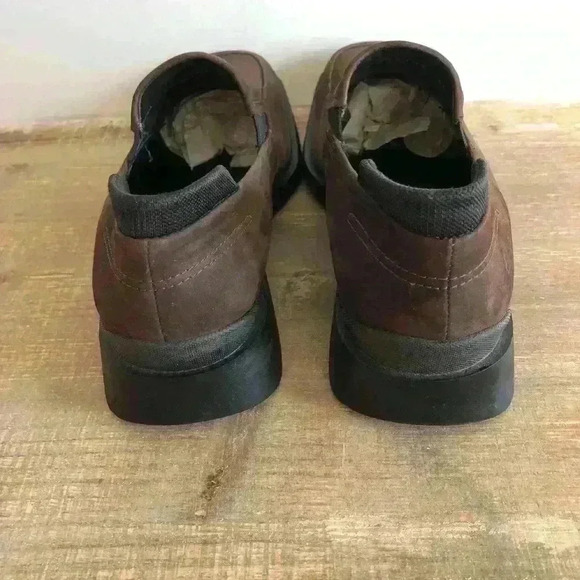 Ecco Twist Brown Suede Slip On Loafer Shoes Size 4.5 - Picture 5 of 11